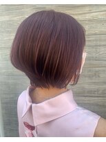 プランタンバイフラミューム 茅ヶ崎店(PRINTEMPS by flammeum)&nbsp;ミディアムショート×pink violet【茅ヶ崎】