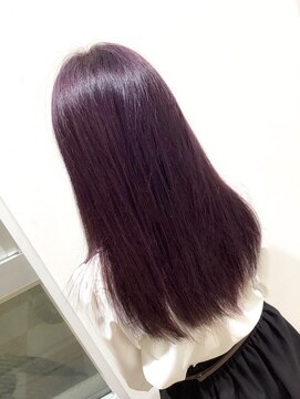 ヘアーメイク トレコローリ(hair make trecolori) 【trecolori 津田沼】プラムパープル