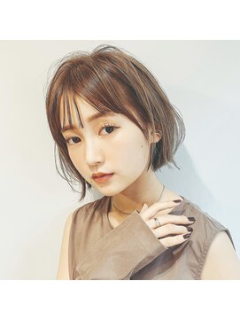 ラナ 渋谷(Lana) 【Chill】大人かわいい季節のピンクベージュクールショートボブ