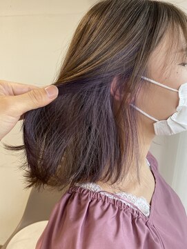 ケーオーエスピンク(K O S pink) 切りっぱなし×インナーラベンダー