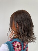 チェリーコーク(HAIR CHERRY COKE)&nbsp;ナチュラルブラウン×インナーオレンジ