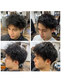 20代/30代/メンズストレート/縮毛矯正/池袋メンズカット