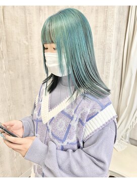 ラッズプラスエイチ(Lads+h) ミントグリーン アンブレラカラー