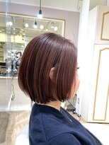 ネオリーブ チロル 横浜西口店(Neolive CiroL.)&nbsp;大人可愛い　ショートボブ　ピンクブラウンカラー