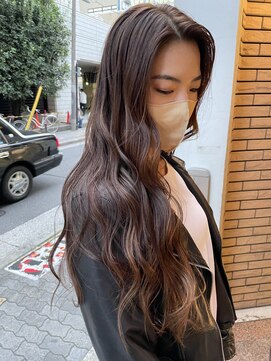 ラフ(LAFF) #黒髪#ボブルフ#ネビージュ#小顔#ワンレン