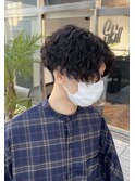 波巻きスパイラル/センターパート