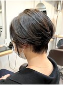 【benji蔵前】くびれショート×暗めカラー