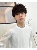 メンズニュアンスマッシュカットパーマ(表参道原宿)