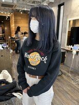 ハグ 横浜(HUG)&nbsp;ブルーパープル＊透明感ブラック