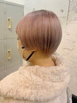 エム(EM)&nbsp;ダブルカラーピンクベージュケアブリーチハイトーン髪質改善