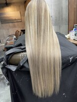 ラフ(LAFF) #バレイヤージュ#グレージュカラー#ボブウルフ#ココアベージュ