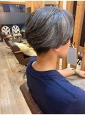髪質改善 ビフォーアフター その735(ロマンスグレー)