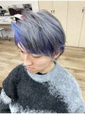 シルバー×インナーブルーカラー