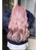 ケイト(kate) 【kate 大宮】透け感ピンク×波巻きロング