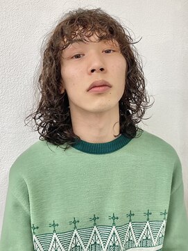 ヘアー アレス(hair ales) メンズボブ　ボブパーマ　メンズパーマ