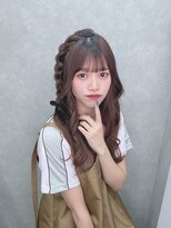 アンプル 天神店&nbsp;エクステ　エクステアレンジ　暗色　黒髪　人毛エクステ