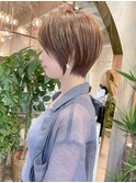 ワイドバングイメチェン美髪外ハネショートボブカット/錦糸町5