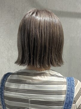 ラック(LUCK) バレイヤージュ/船橋/くすみベージュ/細めハイライト