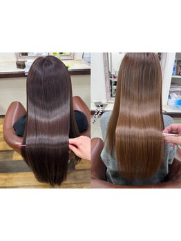 【内部補修の本格髪質改善】縮毛矯正/カラー/ハイダメージ/エイジングなど一人一人の髪質に合わせて改善！