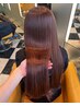 【 SARA限定 】 レディースカット+透明感カラー+髪質改善トリートメント　