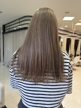 プランタン フォー ヘアー(printemps FOR HAIR) __ミルクティーグレージュ__ブリーチカラー__ダブルカラー__