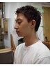 メンズカット+メンズカラー（ブリーチ無し）1.5ヶ月以内10%off【メンズ】