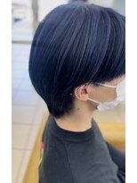 シャルティア 岩国(SHALLTIA)&nbsp;ハイトーン/ブリーチ/寒色系カラー/ネイビーブルー/透明感