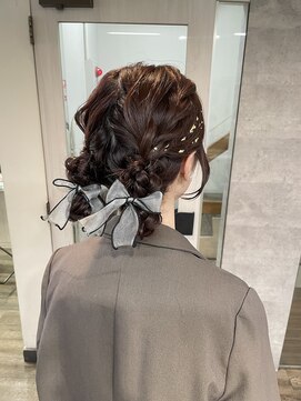 ハイル(KHAIR) ふわふわアップarrange♪/梅田美容室/金城二千夏
