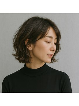 スープレックス ヘアーデザイン(SOUPREX HAIR DESIGN) 前下がりレイヤーボブパーマ 20代 30代 40代 50代 60代髪質改善