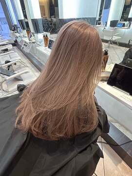 プロデュース 淵野辺店(Produce) ハイライトカラーミルクティーベージュケアブリーチダブルカラー