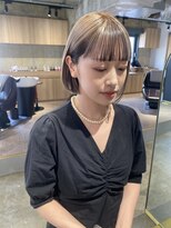 ロン(RON) 【ボブ×ベージュローライト】