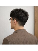 スープレックス ヘアーデザイン(SOUPREX HAIR DESIGN)&nbsp;大人メンズツーブロックビジネスパーマ20代 30代 40代 50代 60代