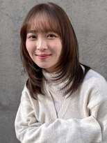 ガーデン 銀座(GARDEN)&nbsp;ミディアムレイヤー レイヤーカット 艶カラー 透明感カラー