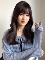 アモレット(amoretto)&nbsp;韓国ヘア 透明感カラー アッシュブラウン 顔周りレイヤー