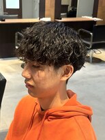 アトラクト バイ ラック 津田沼(Attract by LUCK)&nbsp;波巻きパーマ80%/メンズパーマ/波巻きパーマ/シャドウパーマ