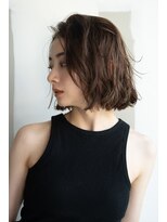 エインアンリー 明治神宮前(AIN.ANLY.)&nbsp;ボブパーマ、ボブパーマゆるめ、ニュアンスパーマ、毛先パーマ