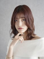 エルズ 大宮店(ailes)&nbsp;ミディアム×ピンクブラウン[大宮/大宮ショート/大宮ショート]