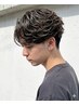 U24【スズキ指名限定】 スーツにも合う メンズカット+フェザーパーマ ¥8000