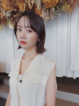 トリコ トウキョウ アヴェダ 表参道店(tricot TOKYO AVEDA) レイヤーボブ/顔まわりレイヤー/ボブ/外ハネボブ/小顔/表参道