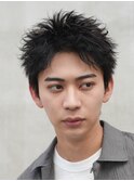 原宿短髪アクティブショートツイストスパイラルパーマ刈り上げ