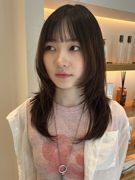 ジーナ 流山おおたかの森(Zina) ハッシュカット レイヤーカット 顔周りレイヤー