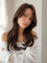 ロマーリ 倉敷(LOMARLIE)&nbsp;倉敷20代30代40代韓国風くびれ巻き★レイヤーカット★ベージュ
