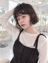 ロマーリ 倉敷(LOMARLIE)&nbsp;ボブパーマ★倉敷20代30代40代★髪質改善パーマ★顔周りレイヤー