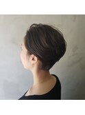 オールバックショート