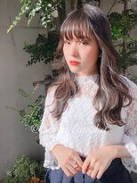 エル(elle)&nbsp;毛先パーマ黒髪カタログ艶ハイライトトリートメントヘッドスパ