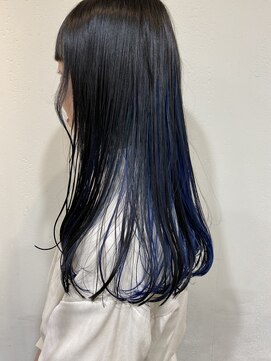 エル(EL by green) （Kotaro)ブルーブラック×インナーカラー×ブルー