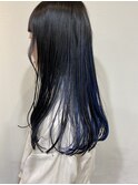 (Kotaro)ブルーブラック×インナーカラー×ブルー