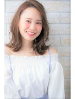 ソア 武蔵小杉(SOAR)&nbsp;大人ガーリーフェザーバングピンクベージュくせ毛カットボブルフ