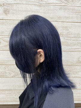 カプセル シンジュク(CAPSULE) 透明感☆ネイビーカラー@岡しゃん