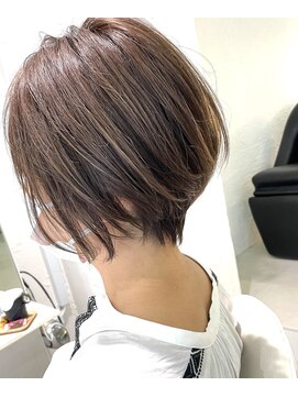 ファイブボックスヘアー 広島(five vox hair) ハンサムショート　大人可愛い